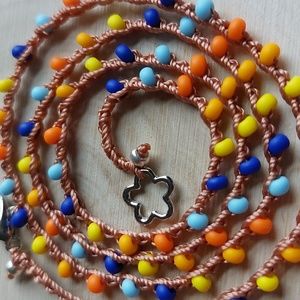 Bohemian Necklace, Bead Crocheted Handcrafted by Rust Belt Rai…